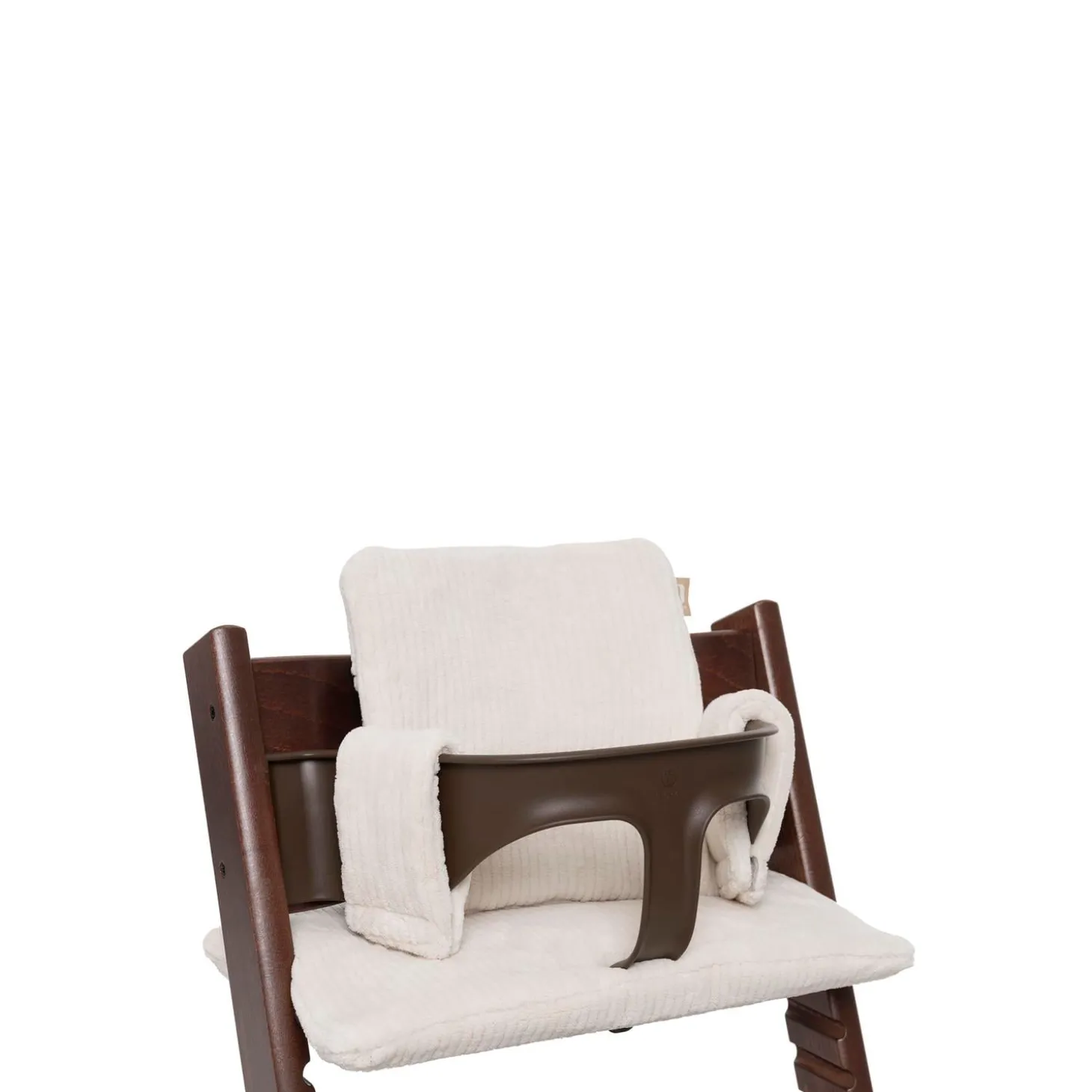 Jollein Coussin de Siège pour Chaise Évolutive Cloudy Rib Oatmeal