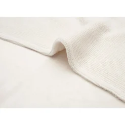 Jollein Couverture Berceau basic knit fleece Ivory 75x100 cm