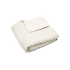 Jollein Couverture Berceau basic knit fleece Ivory 75x100 cm