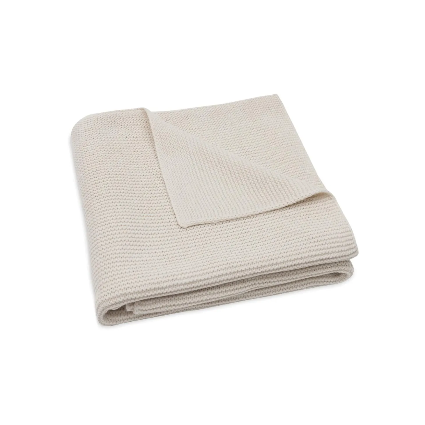 Jollein Couverture Berceau Basic Knit Oatmeal 75x100 cm