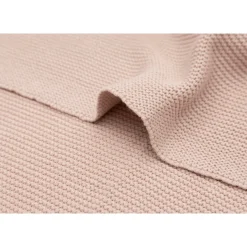 Jollein Couverture Berceau Basic Knit Wild Rose 75x100 cm