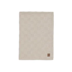 Jollein Couverture Berceau Box Knit Gots Warm Sand 75x100 cm