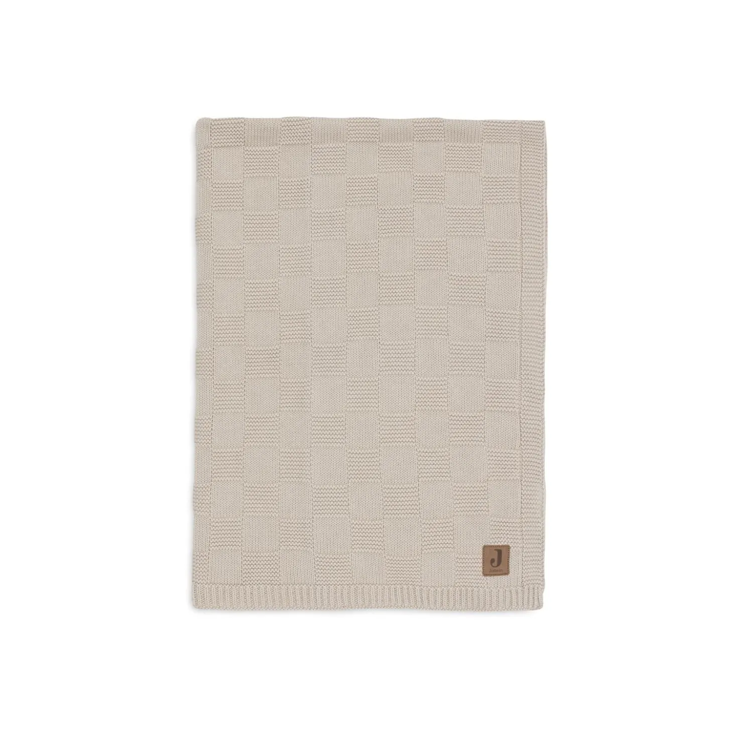 Jollein Couverture Berceau Box Knit Gots Warm Sand 75x100 cm