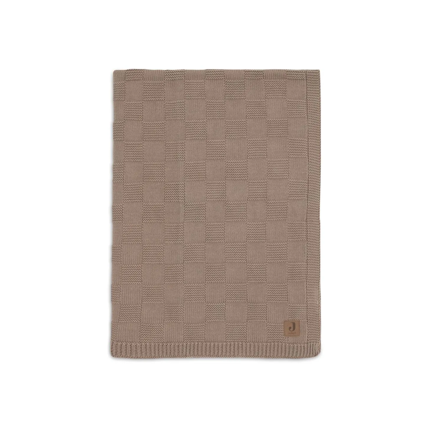 Jollein Couverture Berceau Box Knit Gots Milky Coffee 75x100 cm