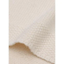 Jollein Couverture Berceau Cosy Knit Ivory 75x100 cm