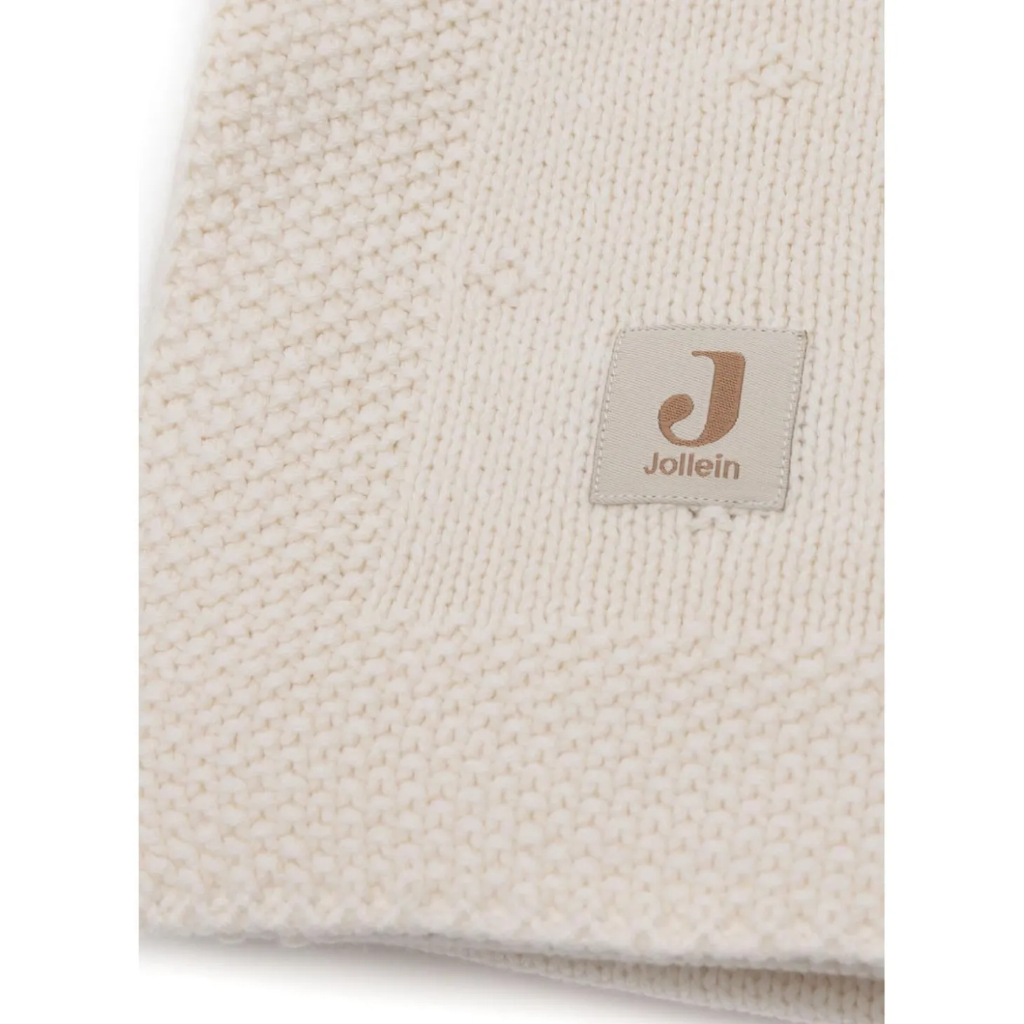 Jollein Couverture Berceau Cosy Knit Ivory 75x100 cm