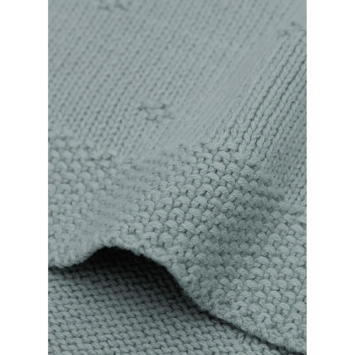 Jollein Couverture Berceau Cosy Knit Sea Green 75x100 cm