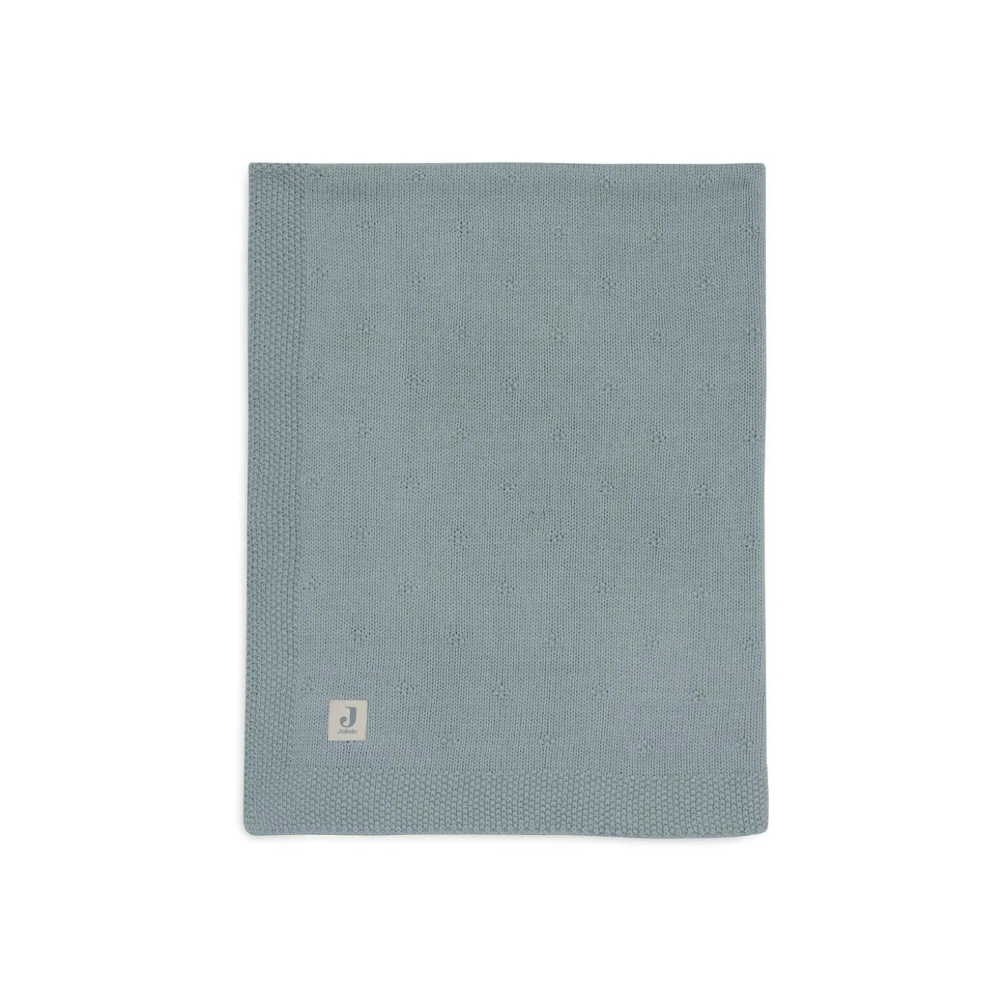 Jollein Couverture Berceau Cosy Knit Sea Green 75x100 cm