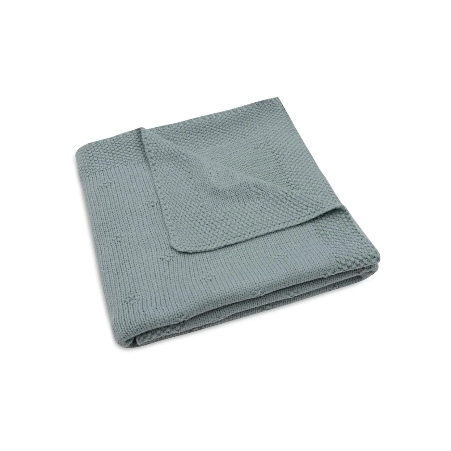 Jollein Couverture Berceau Cosy Knit Sea Green 75x100 cm