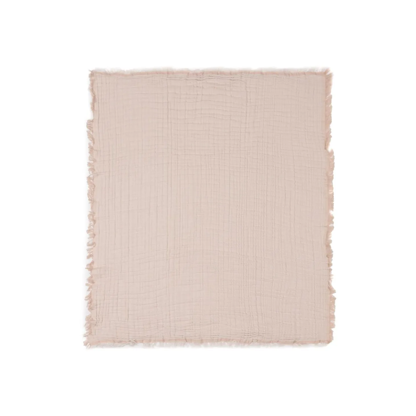 Jollein Couverture Berceau Fringe Stripe Biscuit 75x100 cm