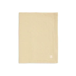 Jollein                    Couverture Berceau Gaze de Coton Jacquard GOTS    Vanilla            75x100 cm
