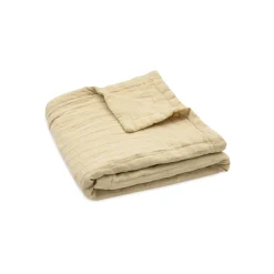 Jollein                    Couverture Berceau Gaze de Coton Jacquard GOTS    Vanilla            75x100 cm
