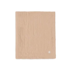Jollein                    Couverture Berceau Jacquard GOTS    Biscuit            75x100 cm