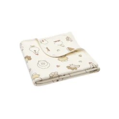 Jollein                    Couverture Berceau Jersey Miffy Family Farm    Multicolore            75x100 cm