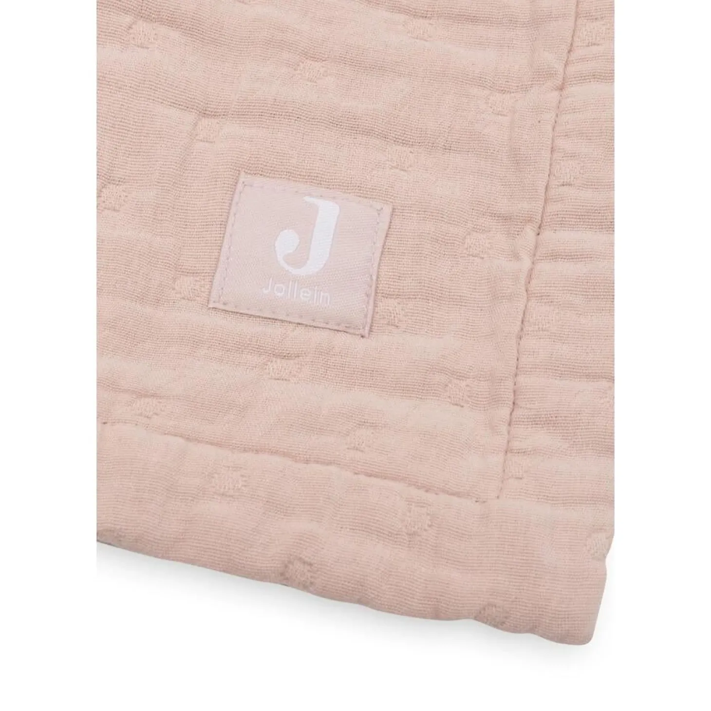 Jollein Couverture Berceau Jacquard GOTS Wild Rose 75x100 cm