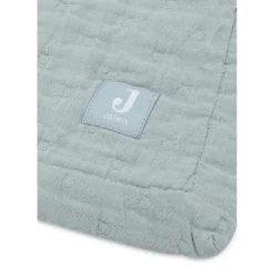 Jollein Couverture Berceau Jacquard GOTS Sea Green 75x100 cm
