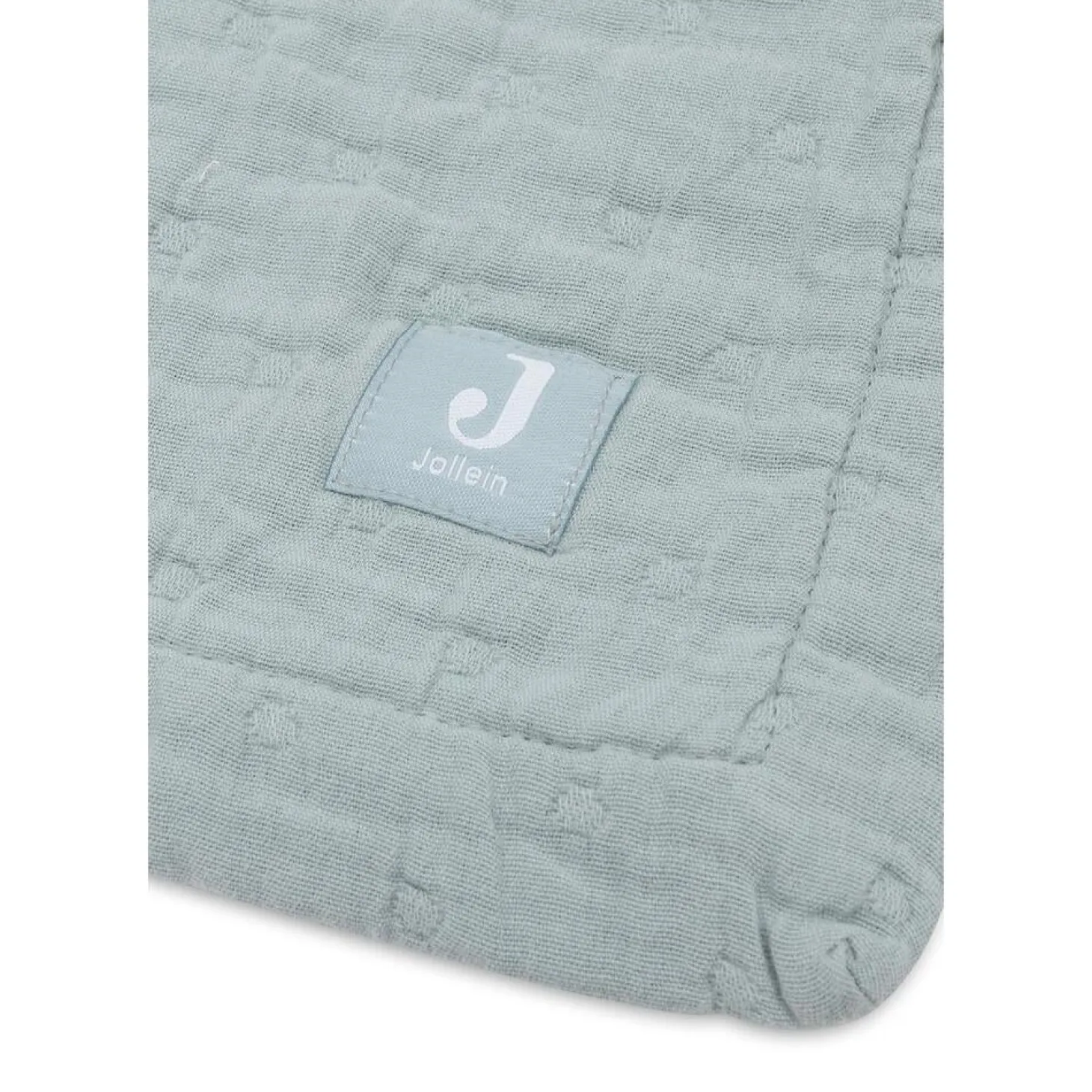 Jollein Couverture Berceau Jacquard GOTS Sea Green 75x100 cm