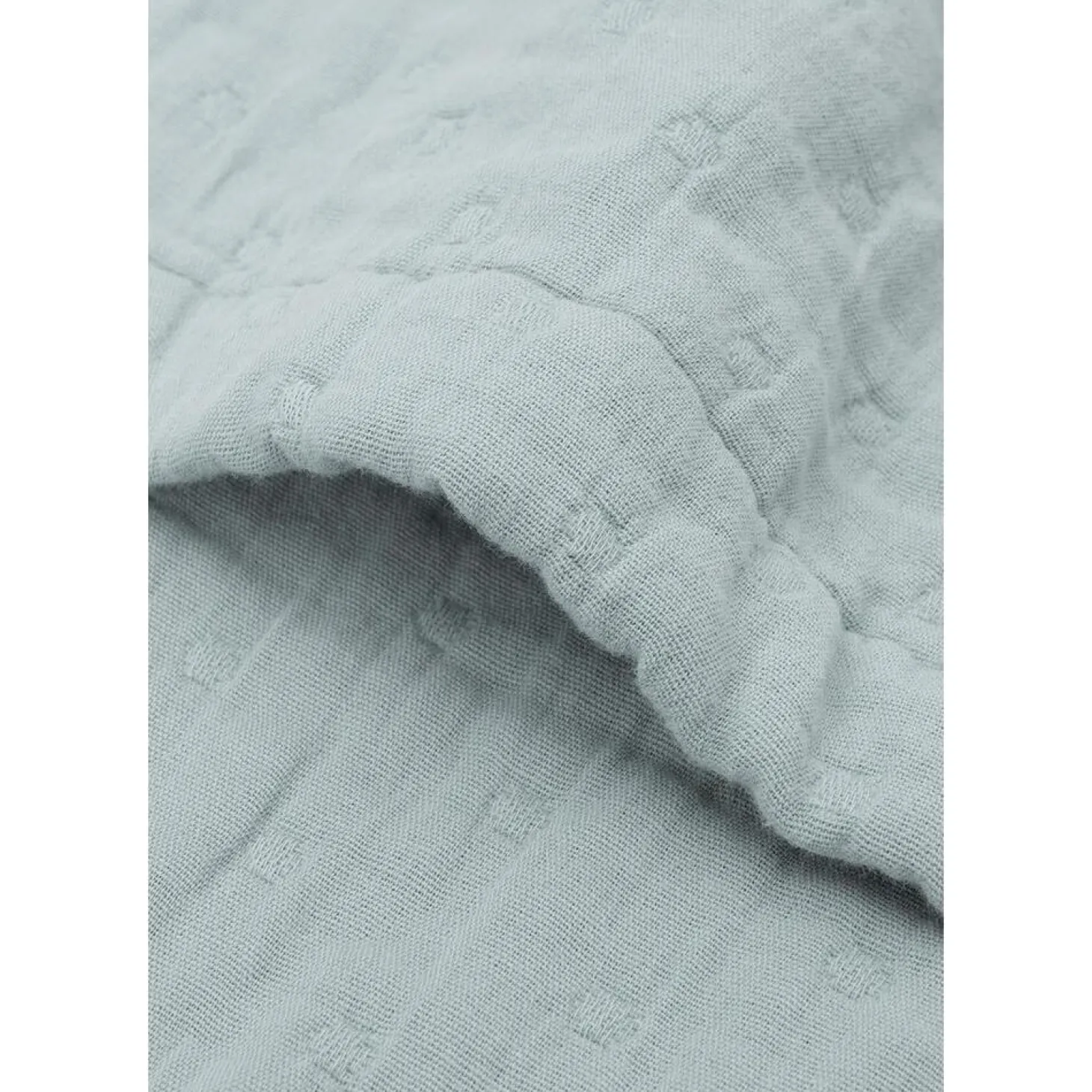 Jollein Couverture Berceau Jacquard GOTS Sea Green 75x100 cm