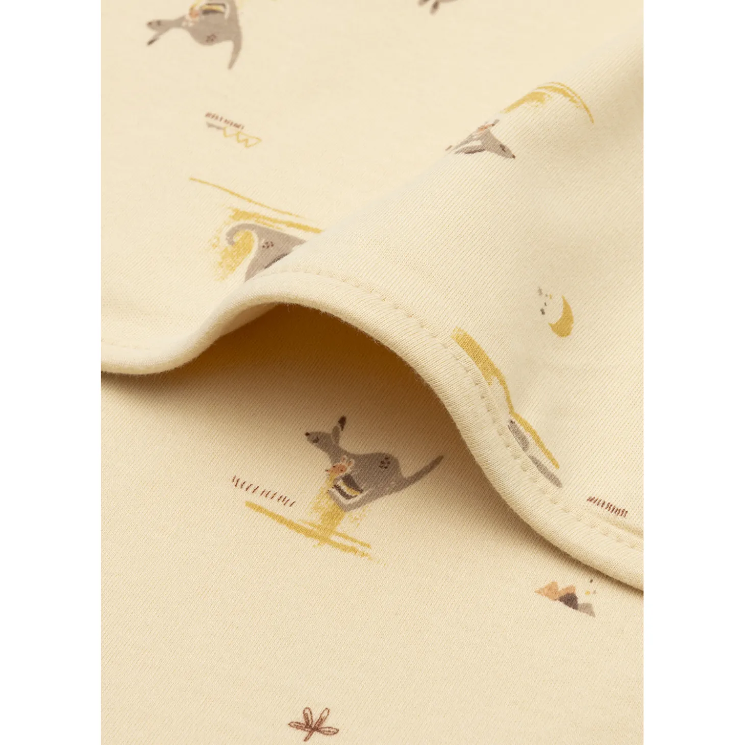 Jollein Couverture Berceau Jersey Kangaroots Multicolore 75x100 cm