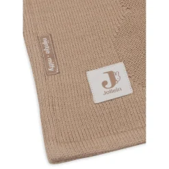 Jollein                    Couverture Berceau Miffy Knit/Velvet    Biscuit            75x100 cm