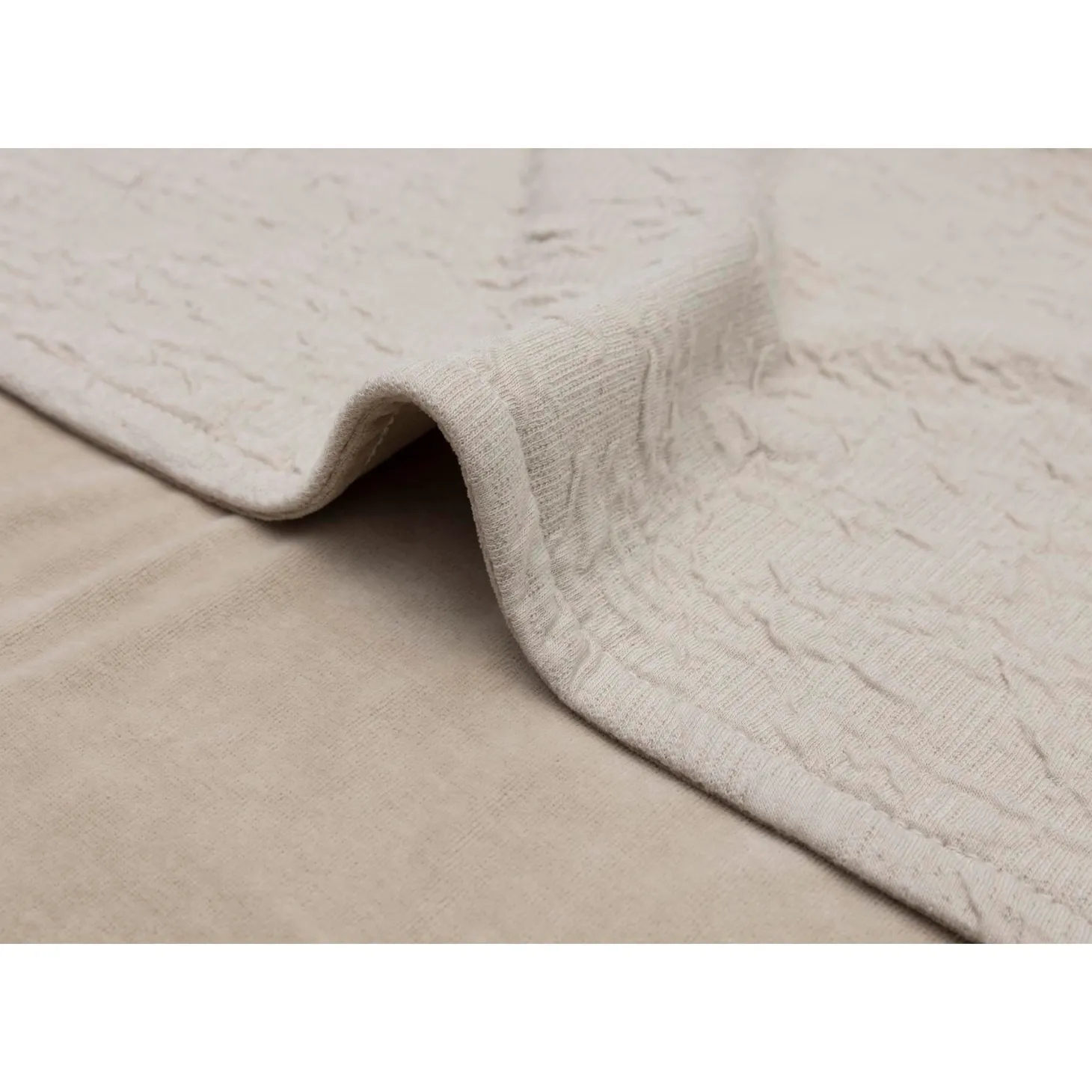Jollein Couverture Berceau soft waves Nougat 75x100 cm