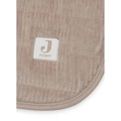 Jollein                    Couverture Berceau Velvet Rib    Milky Coffee            75x100 cm