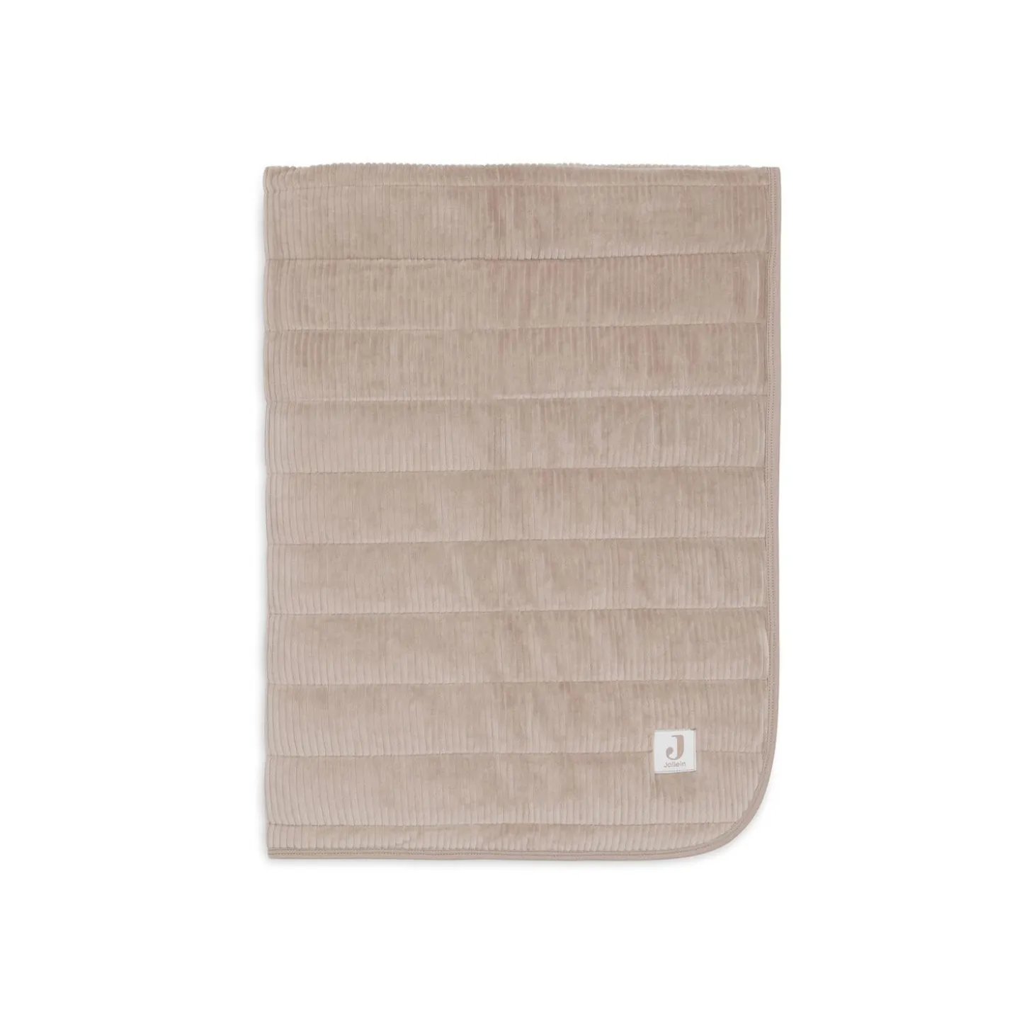 Jollein Couverture Berceau Velvet Rib Milky Coffee 75x100 cm