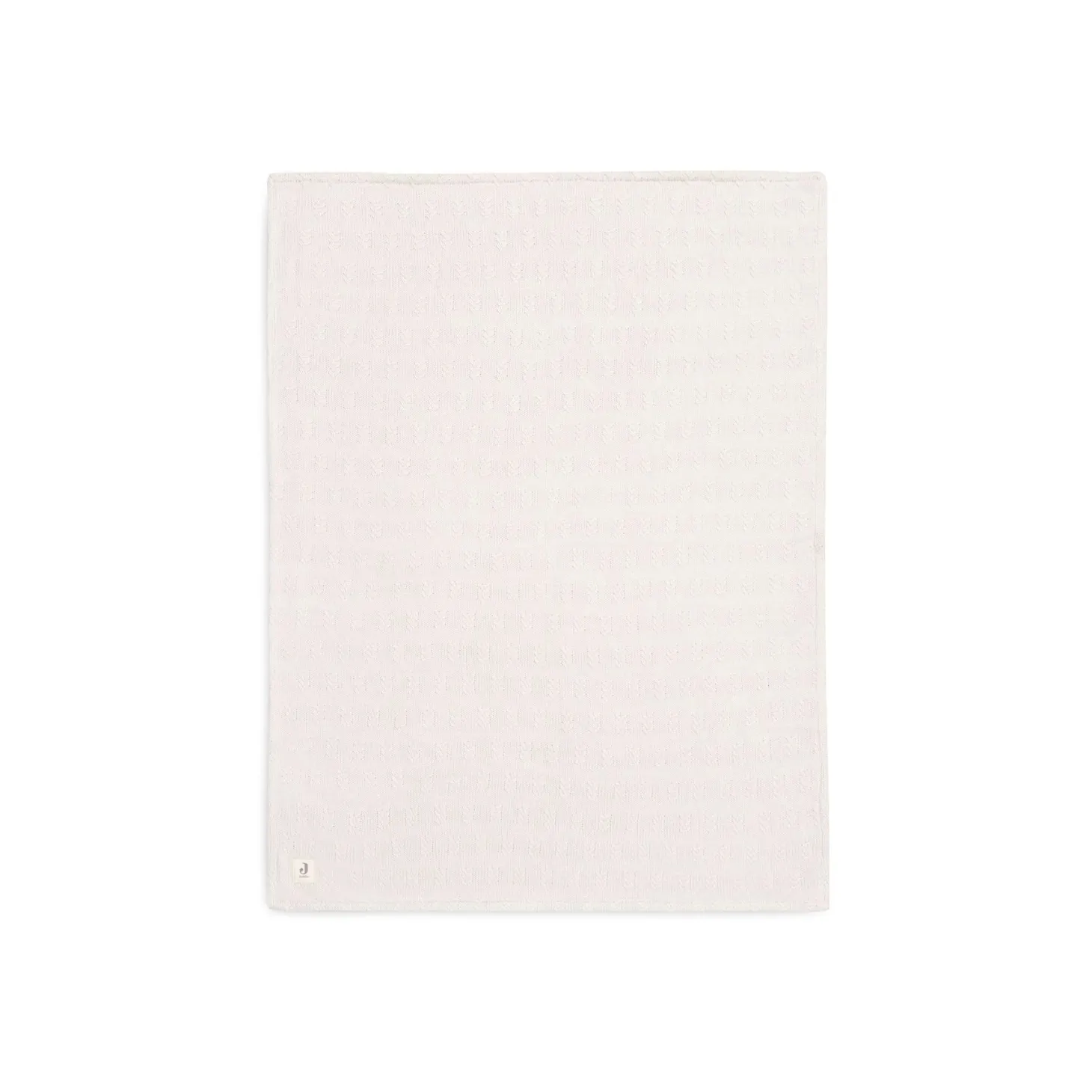 Jollein Couverture grain knit velvet Oatmeal 100x150 cm