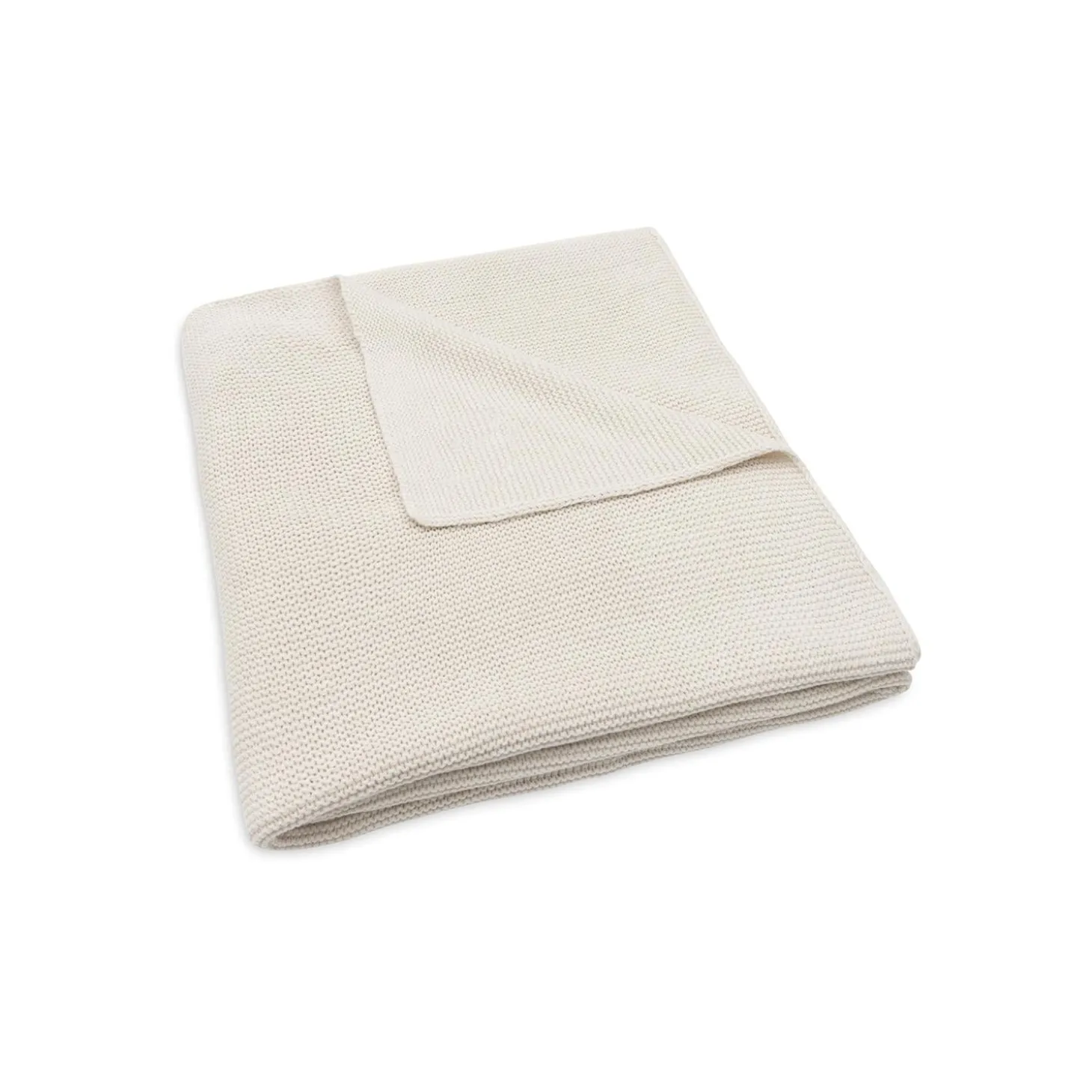 Jollein Couverture Lit Bébé Basic Knit Oatmeal 100x150 cm
