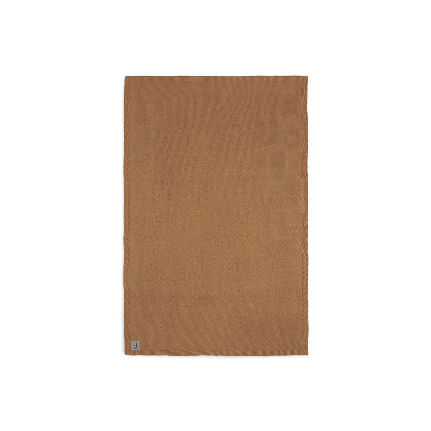 Jollein Couverture Lit Bébé Basic knit Caramel 150 x 100 cm