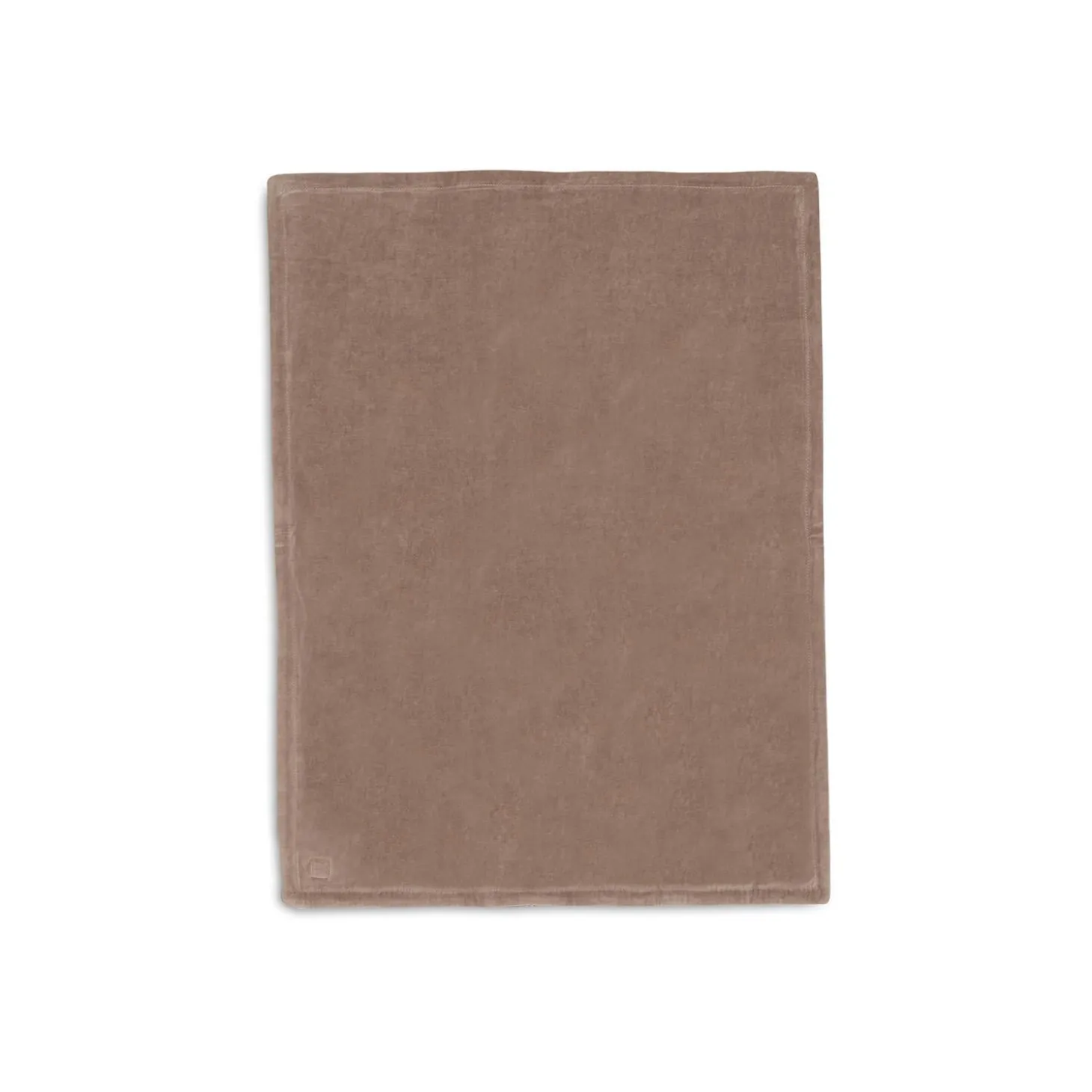 Jollein Couverture Lit Bébé Box Knit/Velvet GOTS Milky Coffee 100x150 cm