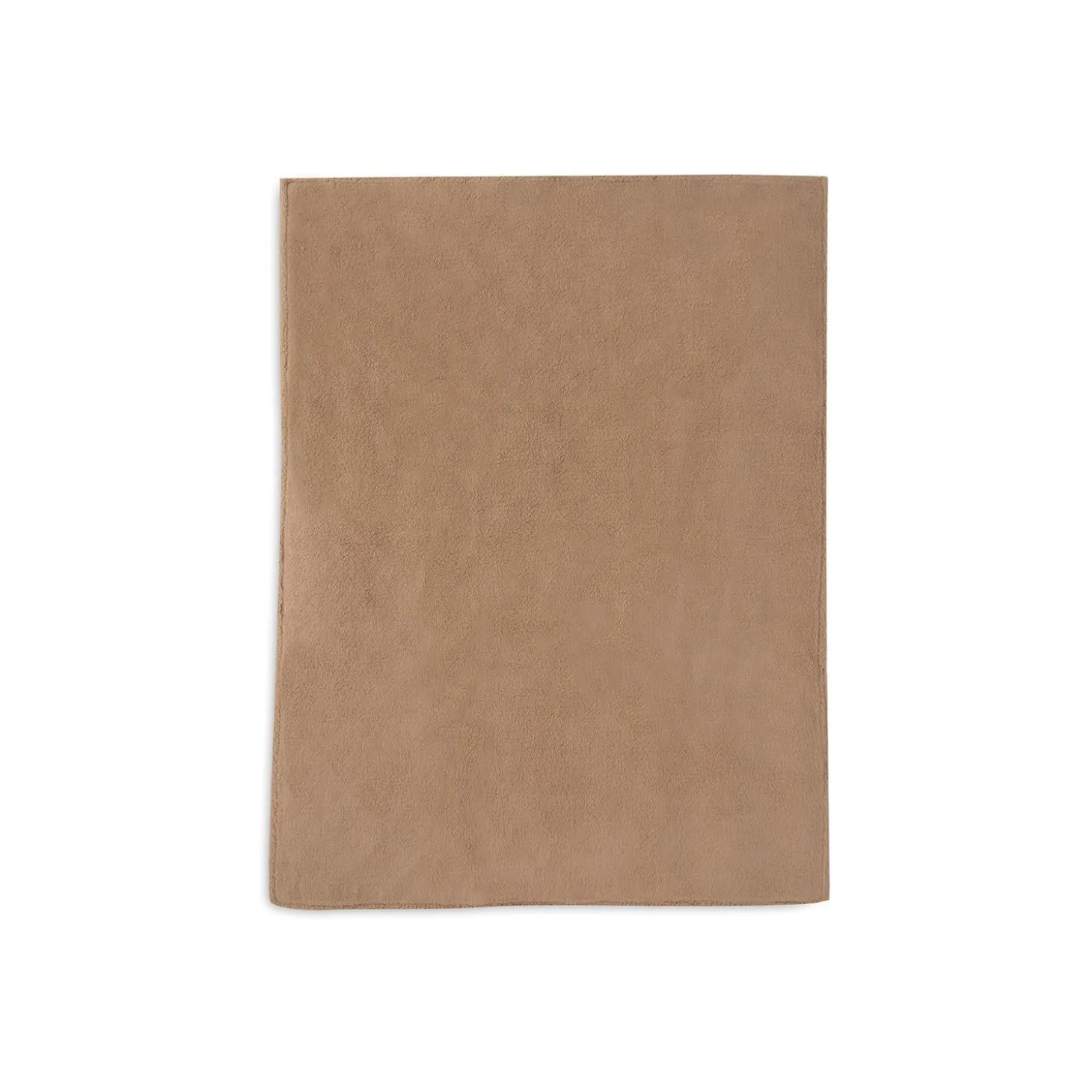 Jollein Couverture Lit Bébé Check Knit Teddy Fleece Biscuit 100x150 cm