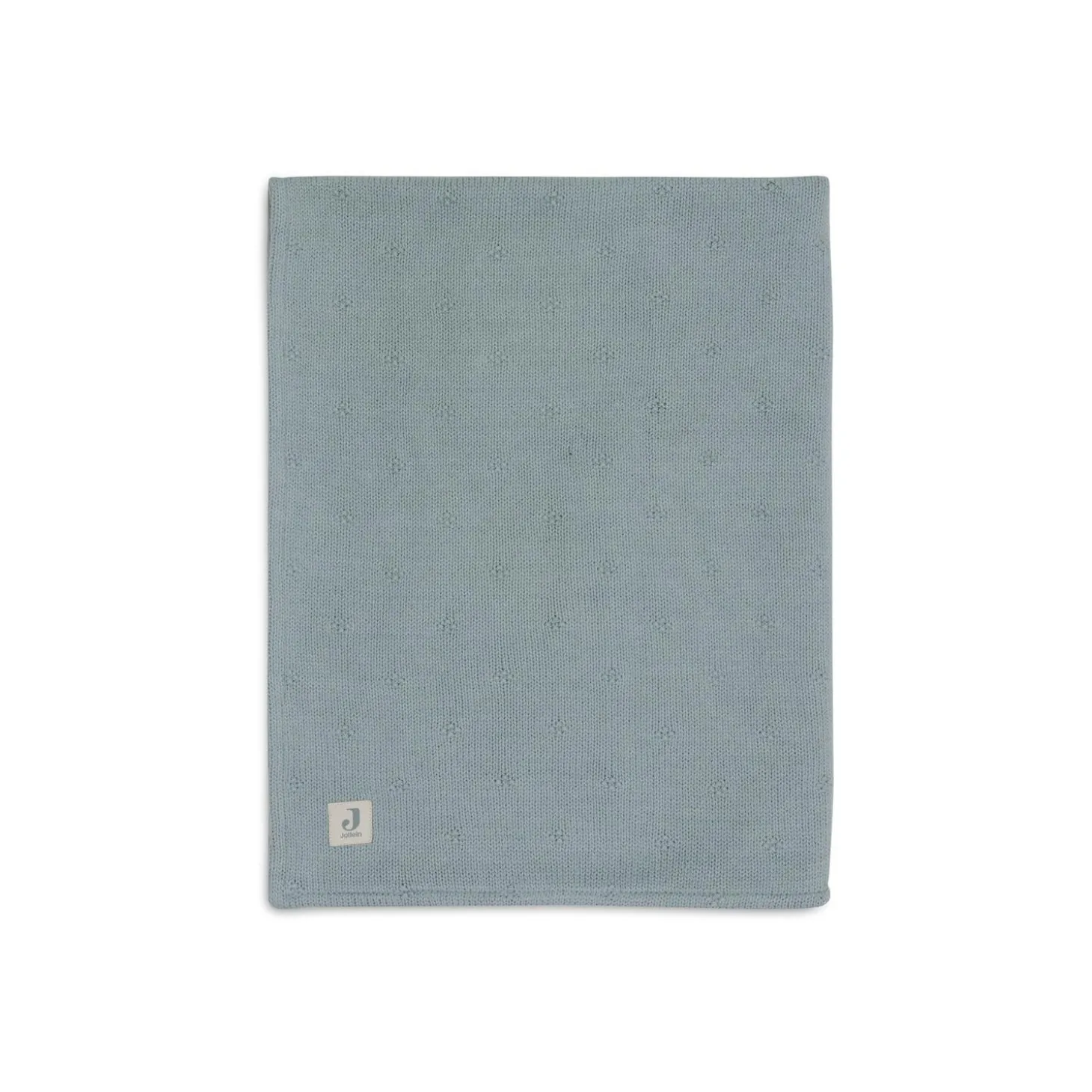 Jollein Couverture Lit Bébé Cosy Knit Velvet Sea Green 100x150 cm