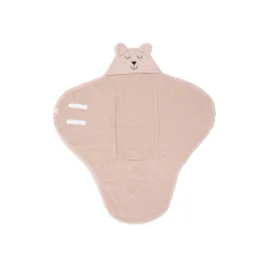 Jollein                    Couverture portefeuille bear boucle    Wild Rose
