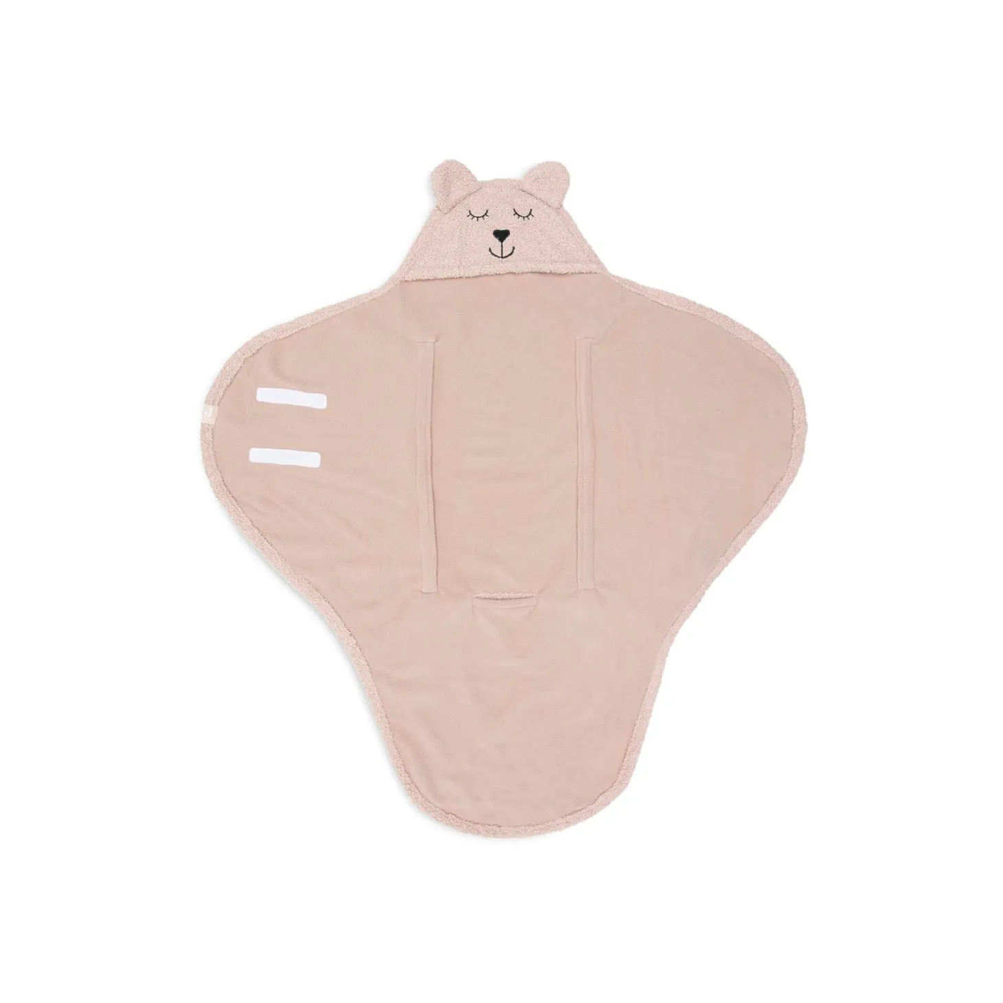 Jollein Couverture portefeuille bear boucle Wild Rose