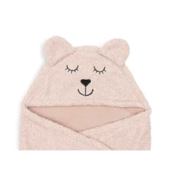 Jollein Couverture portefeuille bear boucle Wild Rose
