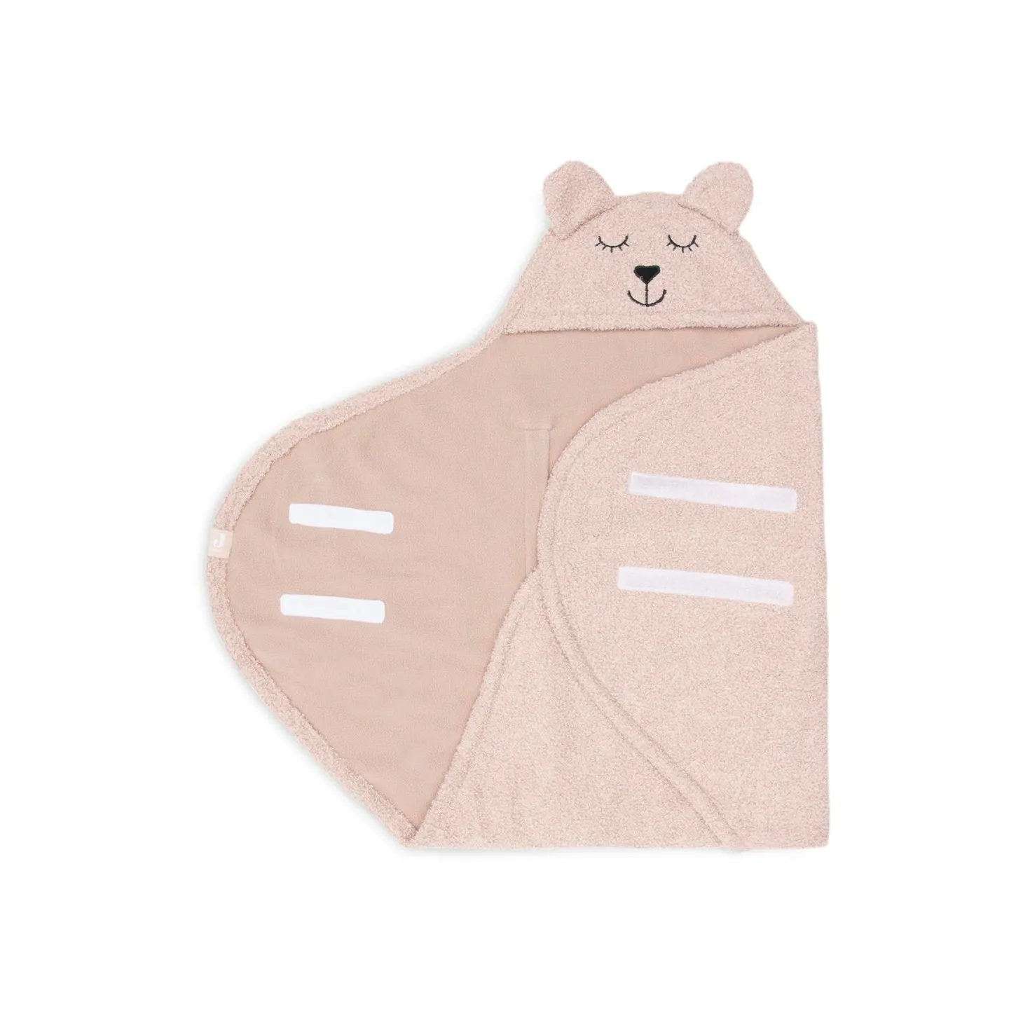 Jollein Couverture portefeuille bear boucle Wild Rose