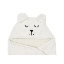 Jollein Couverture portefeuille bear boucle Oatmeal