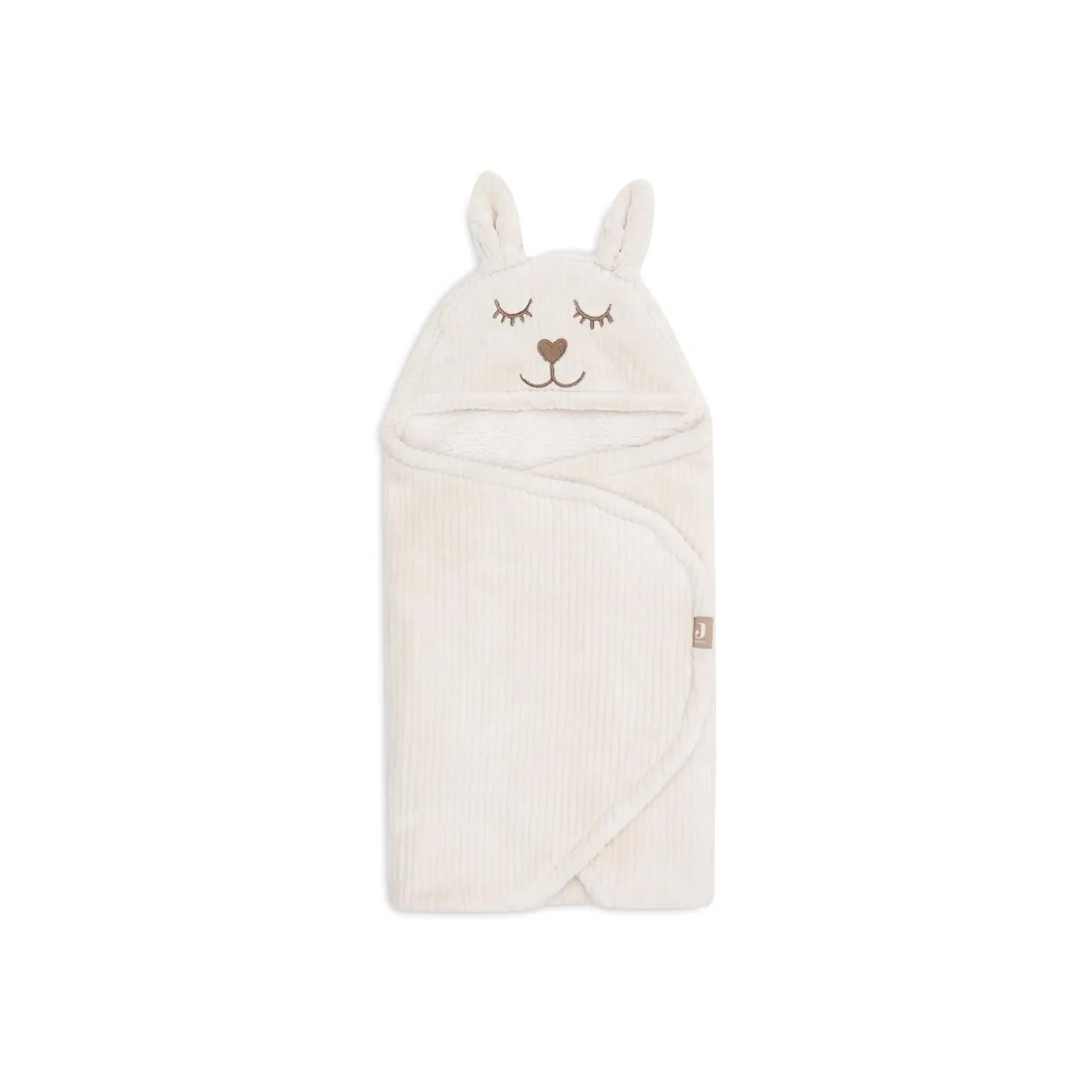 Jollein Couverture portefeuille Bunny Cloudy Rib Oatmeal