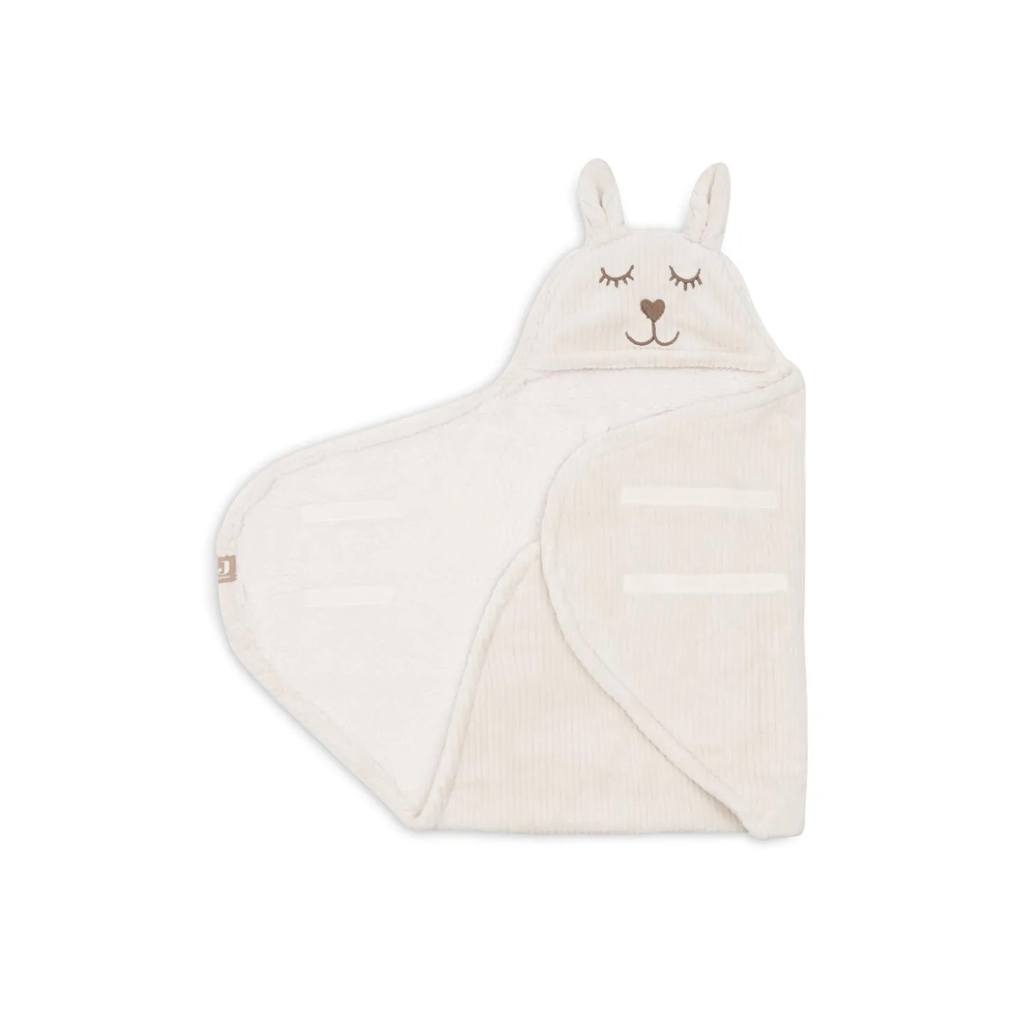 Jollein Couverture portefeuille Bunny Cloudy Rib Oatmeal