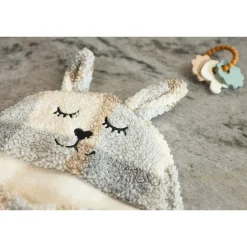 Jollein Couverture Portefeuille Bunny Check Boucle Multicolor