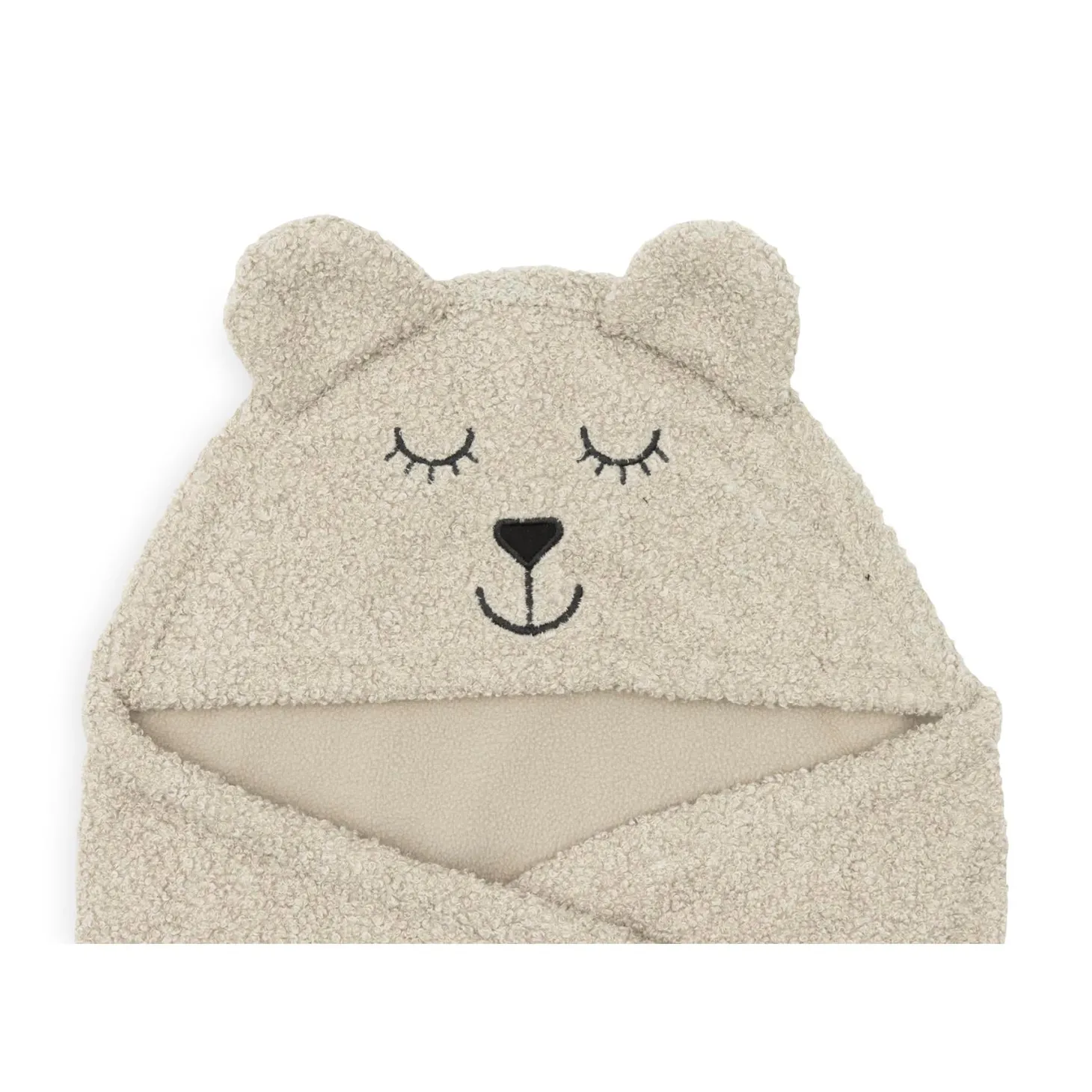 Jollein Couverture portefeuille bear boucle Olive Green