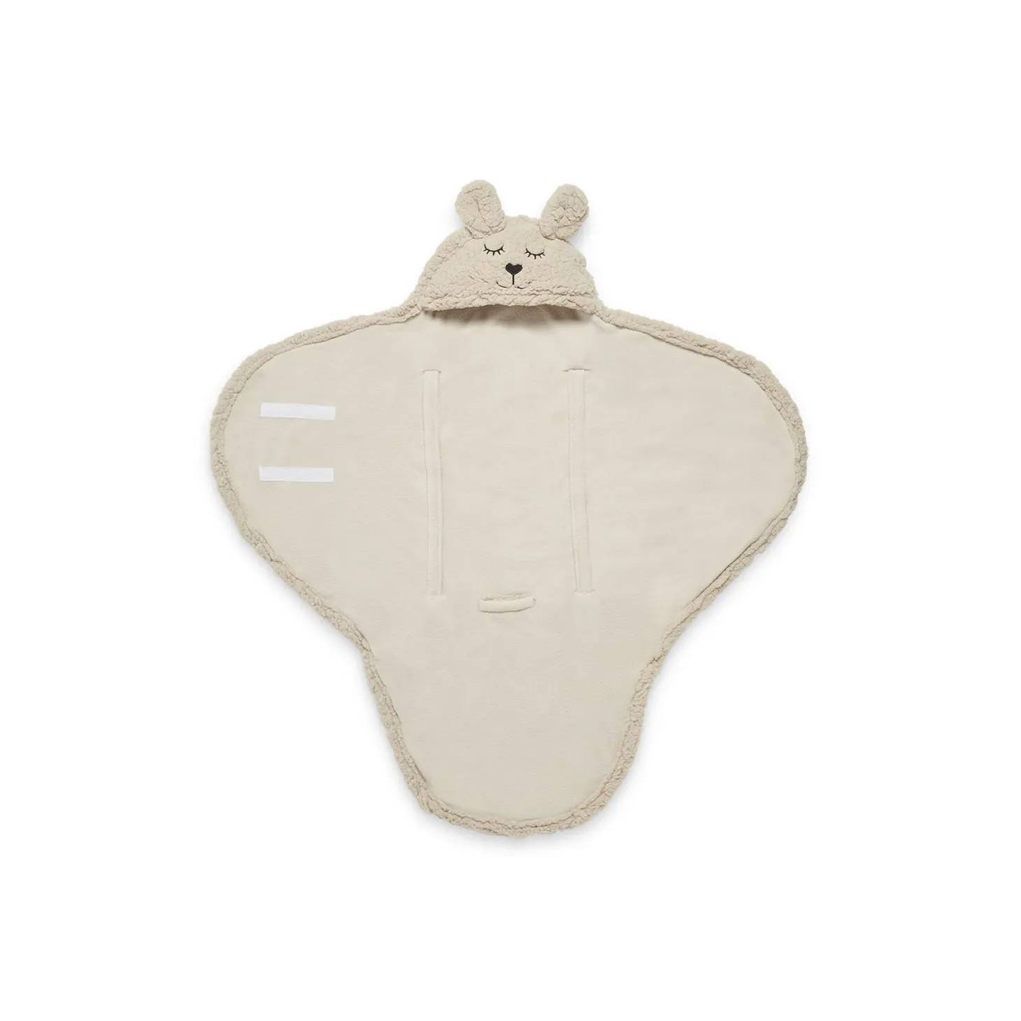 Jollein Couverture portefeuille Bunny Nougat