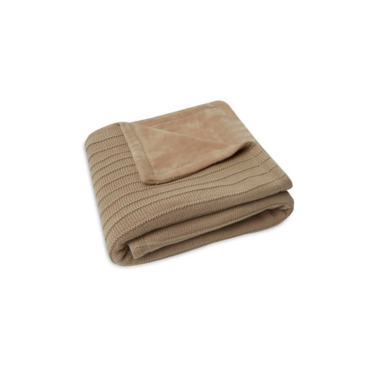 Jollein Couverture Pure Knit Velvet Biscuit