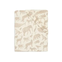 Jollein Drap-housse Jersey animals Nougat 70x140 cm
