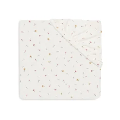 Jollein Drap-housse Jersey Pretty Picnic Flower Drop Multicolore 70/75x140/150 cm