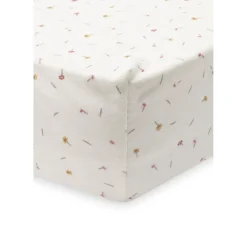 Jollein                    Drap-housse Jersey Pretty Picnic Flower Drop    Multicolore            70/75x140/150 cm