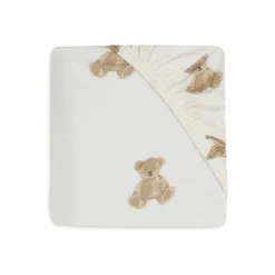 Jollein                    Drap-housse Jersey    Teddy Bear