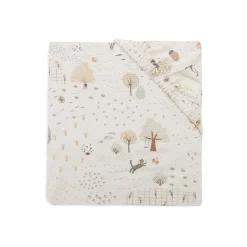 Jollein                    Drap-housse Jersey Tiny Park    Multicolore