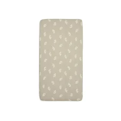 Jollein Drap-housse Jersey twig Olive Green 70x140 cm